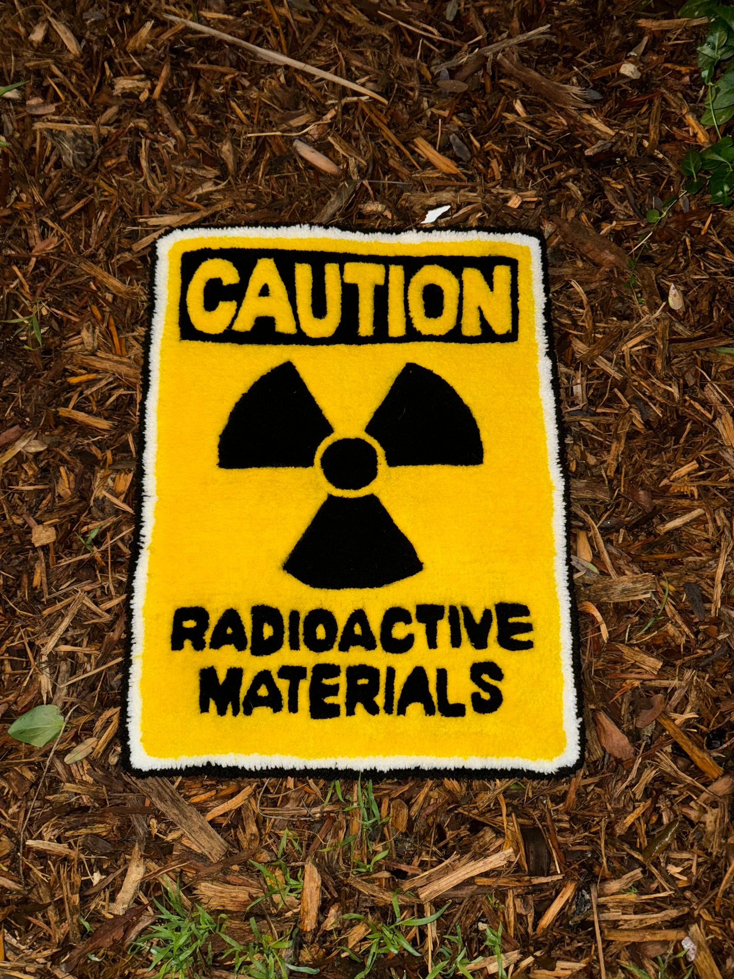 'RADIOACTIVE MATERIALS' RUG