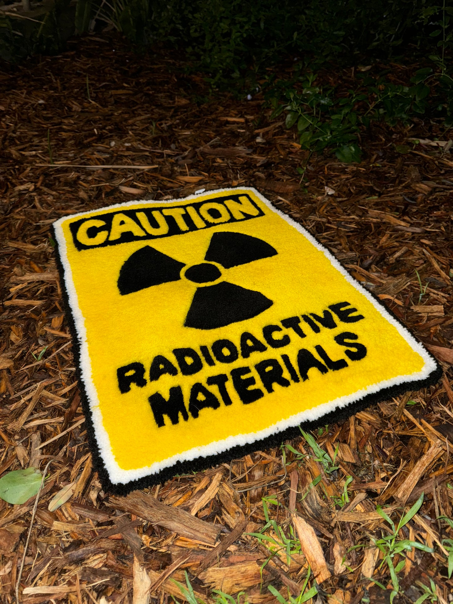 'RADIOACTIVE MATERIALS' RUG