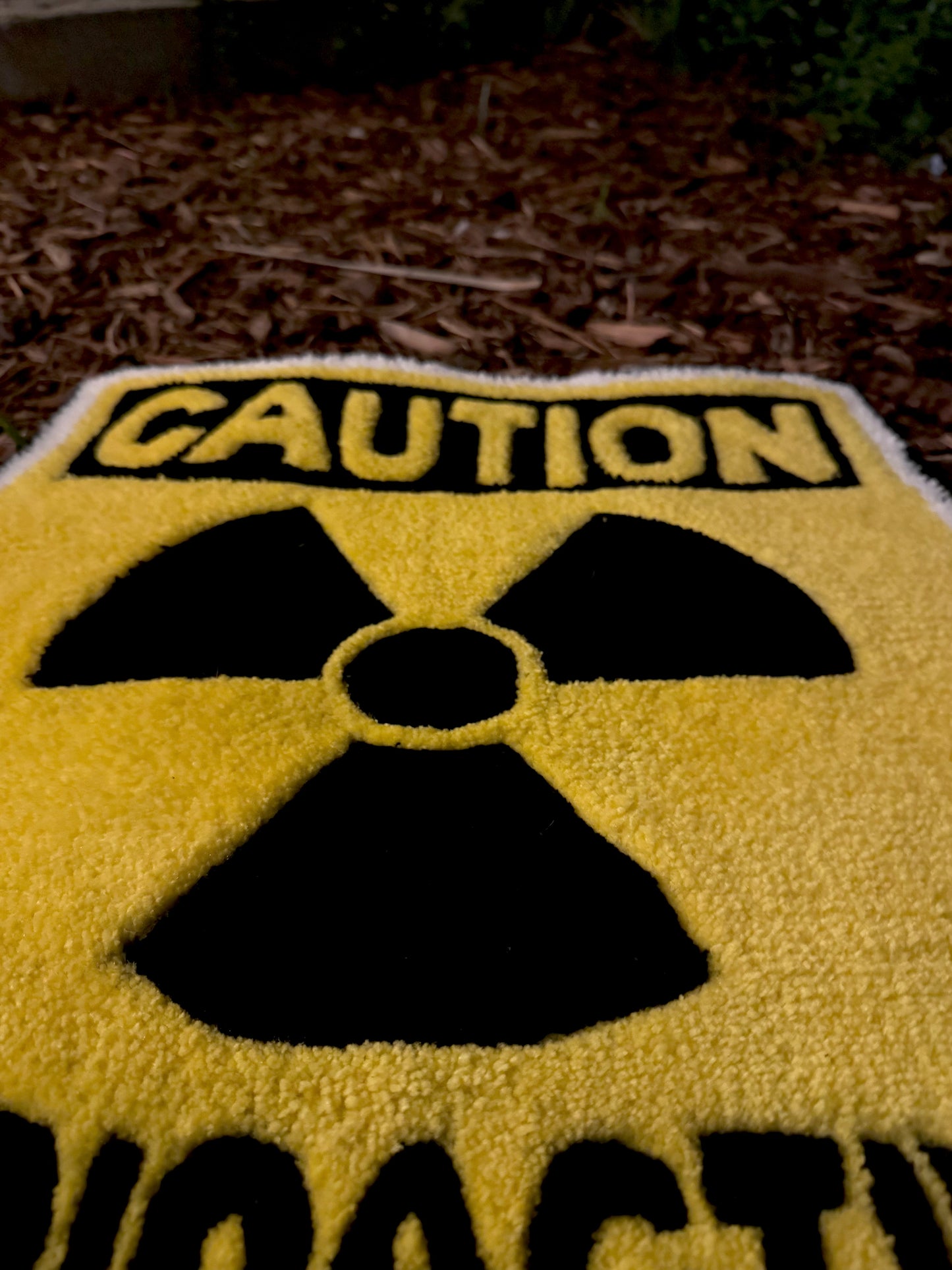 'RADIOACTIVE MATERIALS' RUG