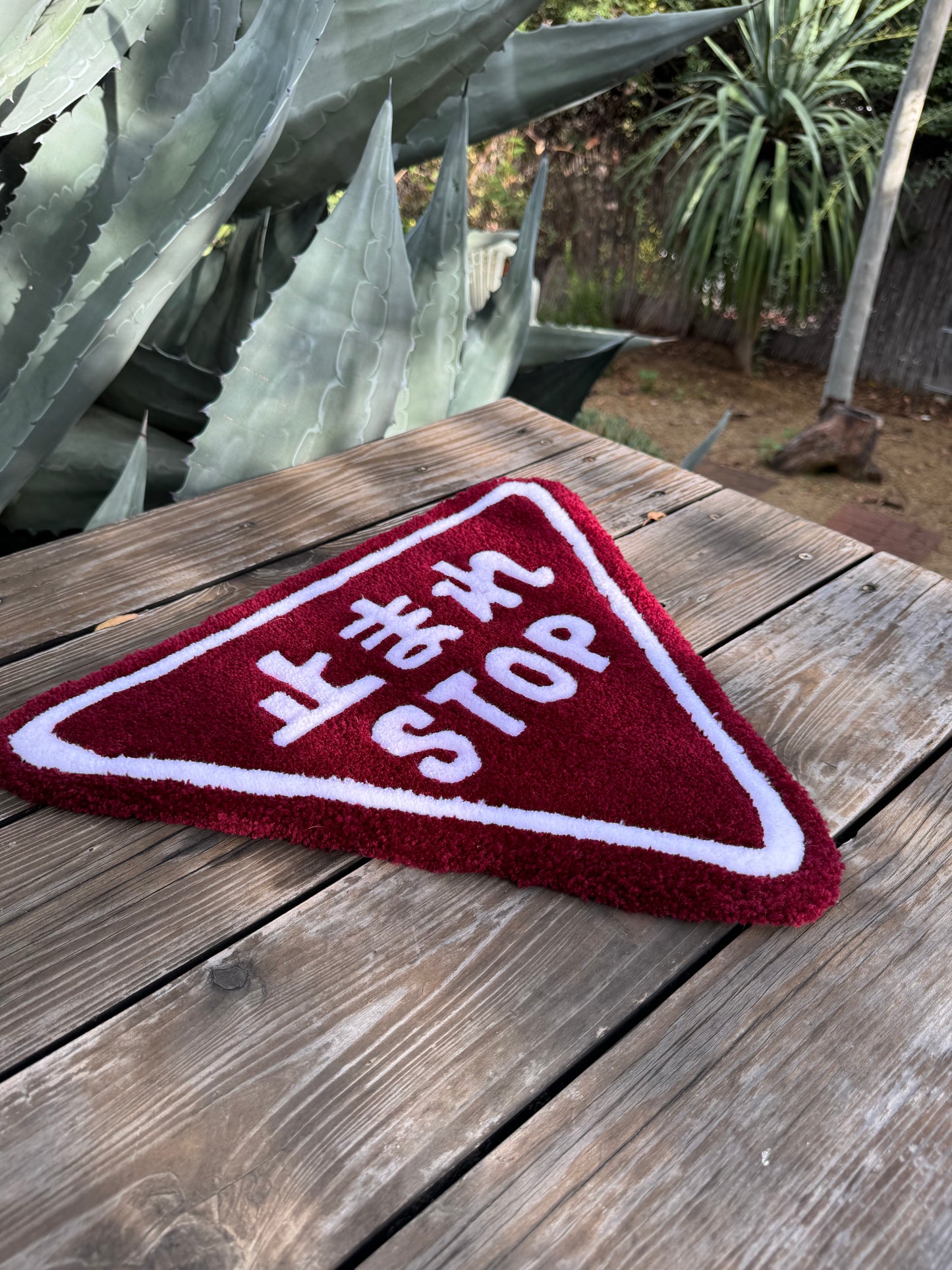 'JAPANESE STOP SIGN' RUG