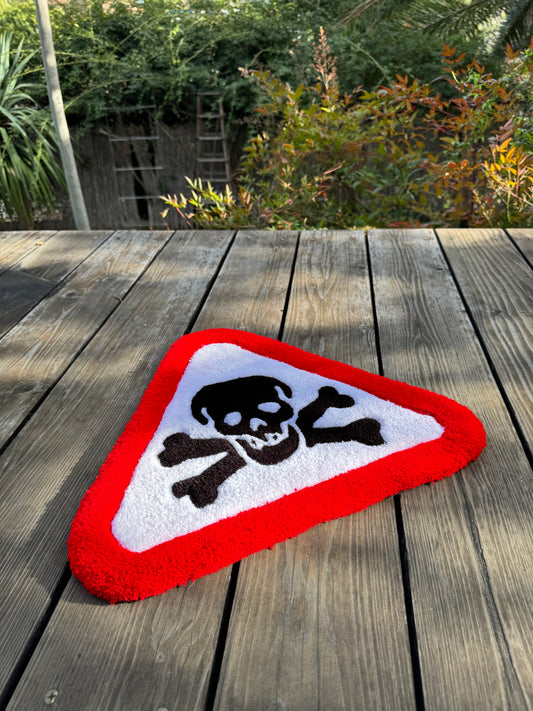 'DEATH WARNING' RUG