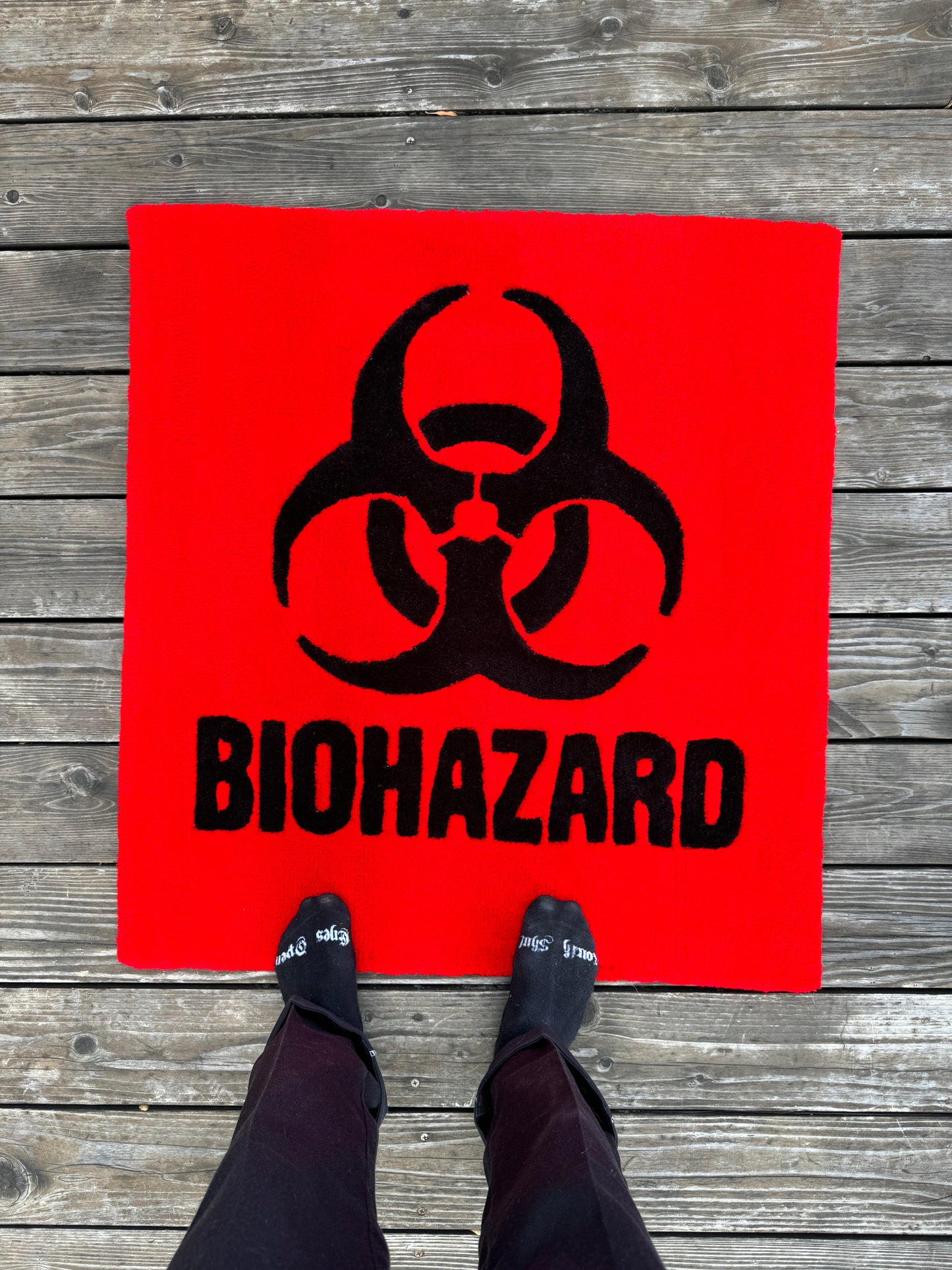 'BIOHAZARD' RUG